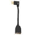 Miniatyrbild 8 av 8: Displayport förlängningskabel DP1.4 version 90 grader Displayport hane till hona förlängningsadapter för 8k 60hz 4k 144hz