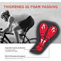 Miniatyrbillede 4 af 5: Sort blå herre 5D gelfyldte mountainbikeshorts med åndbart absorberende design