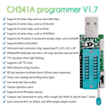 Miniatyrbillede 4 af 5: CH341A Programmer V1.7 1.8V Niveau Shift
