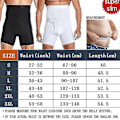 Miniatyrbild 2 av 4: Kompressionshöftformare Boxer Shorts för Män - Vit - Storlek 2XL