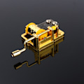 Miniatyrbillede 4 af 8: Cool 18 toner DIY Mechanical Musical Box Golden Music Movement