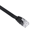 Miniatyrbilde 8 av 8: 1 stk Ny justerbar uttrekkbar CAT6 RJ45 Lan nettverkskabel svart (2m)