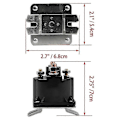 Miniatyrbild 4 av 5: Startsolenoid 12 V 4 Terminaler 100 Amp Intermittent Duty Solenoidrelä Saz4201gj 7522 Zekai