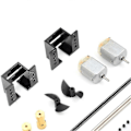 Miniatyrbillede 3 af 5: 2 sæt Dobbelte Motorer Rc Båd Motor Drivsæt 130 Motor Kit Til Diy Model Skib Zekai