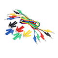 Miniatyrbild 4 av 8: Testledningar Set Bananplugg till krokodilklämma Krets Elektrisk testtrådsats 4mm JT1016