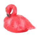 Miniatyrbild 6 av 8: Flamingo Dekorationer Flytande Flamingo Prydnader för Fiskdamm Fisk Tank Bakgård Uteplats Gräsmatta Liten Röd Vilande Flamingo
