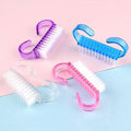 Miniatyrbillede 4 af 5: 50 stk. Neglebørstesæt i plastik, bløde rengøringsbørster til neglekunst og manicure, fjerner støv og snavs til UV Gel neglekunst pink