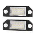 Miniatyrbild 1 av 6: 2 st 24 LED-lampor för registreringsskylt för Ford C MAX Focus MK2