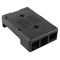 Pikkukuva 5 / 8: Kuori suojaava himmeä laatikkokotelo ABS Raspberry Pi 3B 3B+ D-tyyli ruuveilla (musta)