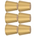 Miniatyrbillede 2 af 8: 6 STK E14 Lampeskærm Stof Lampeskærm Bordlampe Loftlampeskærm til soveværelse StueGold PX153