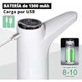 Miniatyrbild 2 av 5: USB laddare Automatisk vattenflaska med BPA-fritt kallt vatten, 1500mAh, silikonmaterial, Karaffer-flaskor 4,5L-18,9L WH