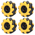 Pikkukuva 2 / 8: Mecanum Wheel OmniDirectional Smart Robot Auton osat Tarvikkeet Tee itse lelukomponentit 60mm (2 paria)