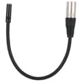 3,5 mm Hona till XLR Hane Zinklegering 3,5 mm Gränssnitt Ljudadapterkabel Patchkabel