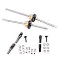 Miniatyrbilde 3 av 8: Metall drivaksel girbroaksel differensialsett for WPL C14 C24 C34 C44 B14 B16 B24 B36 1/16 RC bil