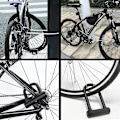 Miniatyrbillede 5 af 5: U-formet cykellås med fleksibelt stålkabel - Heavy Duty monteringsbeslag - Ideel til cykler, scootere og mere