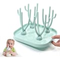 Miniatyrbilde 1 av 5: Melkeflaskeholder, vannkoppstativ, Avtakbart vannbrett grønn)
