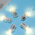 Miniatyrbillede 3 af 8: 100 stk. LED-ballonlys i dejlige former, papirlanternelampe, til hjem, fest, bryllup, lysdekoration, varmt hvidt