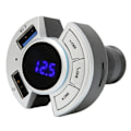 Miniatyrbild 8 av 8: Bluetooth FM-sändare Billadapter USB-minneskort 3 uppspelningslägen Display 87,5 till 108,0 MHz Billaddare 12 till 24 V