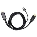 Miniatyrbilde 7 av 8: HD Multimedia Interface til Displayport-omformerkabel 4K hann til hunn forlengelsesadapterkabel for PS4 PC