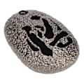 Miniatyrbillede 7 af 8: Metal røgelsesholder imiteret rock stil oval form Robust let at rengøre røgelse askebakke til hjemmets meditationsindretning