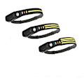 Pikkukuva 1 / 3: LED Otsalamppu Ladattava Tehokas Vedenpitävä USB 1000lm COB Otsalamput Juoksuun, Retkeilyyn, Pyöräilyyn, Kypärälamppu, Kalastus, Korjaus, Hölkkä, Lapsi