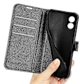 Miniatyrbild 5 av 5: För Oppo A38 4G Fodral Plånbok Telefonskal Litchi Textur Ställ Läderfodral Zekai Röd Stil I Oppo A38 4G