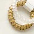 Miniatyrbillede 8 af 8: Hårring Elastisk Transparent Frosted Sød Simpel Hårdekorationer til Studerende Kvinder Grå
