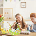 Miniatyrbild 1 av 5: Påskfest Påskäggsjakt Aktiviteter Korg för Barn Hantverk