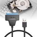 Miniatyrbilde 5 av 8: USB3.0 til SATA SSD-kabeldataoverføringsforbindelse for Solid State-harddisk-CD