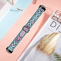 Pikkukuva 3 / 5: Fitbit Inspire 3 Nylon-punottu Solo Loop -urheiluranneke - Musta37