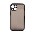 Pikkukuva 1 / 8: Himmeä puhelinkotelo, tarkka reikäasento, putoamisenkestävä, läpikuultava puhelimen suojakotelo iPhone 13:lle, musta