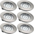 Miniatyrbilde 1 av 5: 6 stk. LED Innfelte Downlights, LED Innfelte Spotlights Tak, Taklampe Ultratynn Lys Sterk Trådløs