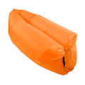 Miniatyrbilde 5 av 8: Oppblåsbar solseng luft sofa bærbar sammenleggbar komfortabel oppblåsbar sofa med oppbevaringspose for utendørs camping oransje