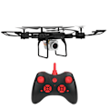 Miniatyrbilde 6 av 8: Sammenleggbar drone 4K HD-kamera WIFI sanntids overføring drone quadcopter svart