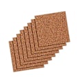 Miniatyrbilde 4 av 5: Selvklebende korkfliser - Pakke med 4, 14x14cm - Perfekt for meldingsbrett, fotovegger og bakside