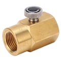 Miniatyrbillede 7 af 8: CO2-cylinderpatronadapter til husholdningssodavandsflaske i messing med påfyldningsadapter med pakningsringe