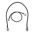 Miniatyrbilde 5 av 8: 2 stk koaksial antenneadapterkabel UHF hann PL-259 til UHF hann PL-259 lavt tap