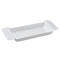 Miniatyrbillede 4 af 8: Badekarbakke Stabil Placering Udvidelig Plastmateriale Drænende Design Badekar Caddy Badekar Bord til Badeværelse Hvid