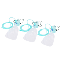 Miniatyrbild 5 av 8: 3-pack Engångs Mjuk Silikon Syre-Slang Mask Set Syretillförsel Utrustning Tillbehör Storlek L Syrepåse med Mask