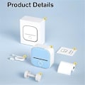 Miniatyrbillede 3 af 5: Print Pod Klistermærkeprinter, Mini Lommeprinter, Blækfri Klistermærkeprinter Bærbar Mini Termisk Print-B7