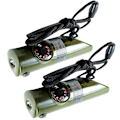 Miniatyrbild 3 av 8: 2st Utomhus Multifunktion Survival Whistle Supply med nylon termometer kompass