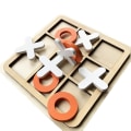 Miniatyrbillede 3 af 7: Wooden Xo Board Game Toy: Enhancing Children's Puzzle-løsning færdigheder
