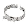 Miniatyrbild 7 av 8: Klockarmband i rostfritt stål Herr Damersättning polerat watch med tillbehör till fjärilsspänne 0,47 tum