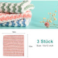 Miniatyrbillede 2 af 5: 3-pak Universal Mikrofiber Klude til Rengøring i Hjemmet, Stue, Bil, Vindue, Badeværelse, Køkken