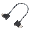 Miniatyrbillede 1 af 8: 15 cm højrevinklet fjernbetjening Type C til Type C datakabel til DJI Mavic Air 2/Mini 2