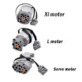 Miniatyrbillede 2 af 5: Tekniske Dele Motor Byggeklods Motor XL-Motor 8882 kompatibel Power Functions Elektrisk Samlet Byggeklods Legetøjsdel-B13
