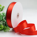Miniatyrbild 5 av 8: Presentförpackningsband 99,5yd Längd 1,0in Bredd Flexibel Polyester Röd Satängband för Dekoration DIY Hantverk