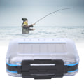 Miniatyrbild 5 av 8: ABS Vattentät Dual Layer Flugfiske Box Flugor Case Lure Simulering Fiskbete Förvaring