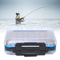 Miniatyrbillede 5 af 8: ABS Vandtæt Dual Layer Fluefiskeri Box Fluer Case Lure Simulering Fish Bait Opbevaring