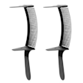 Miniatyrbild 7 av 8: 2st Böjd Barber Kam Justerbar Professionell Positionering Kam Hårklippning Styling Tool